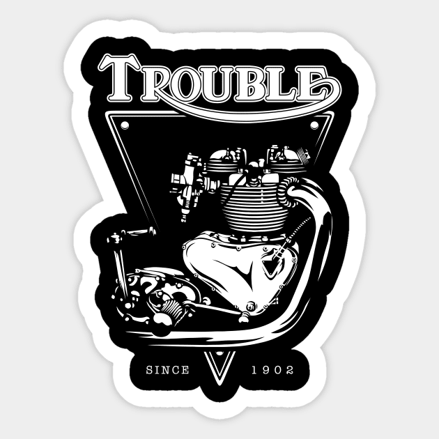 Trouble Engine Sticker by benjistewarts